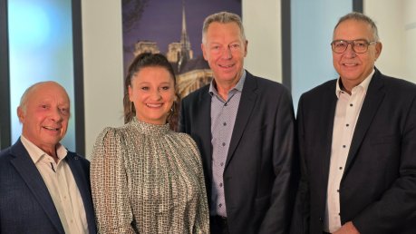 Stadtvorstand ( Hans Tisch, Natascha Bechert, Klaus Wagner und Christoph Zaremba)